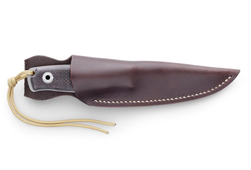 Klötzli Bushcraft Micarta Scandi Handgemachtes Outdoor-Messer aus der Schweiz