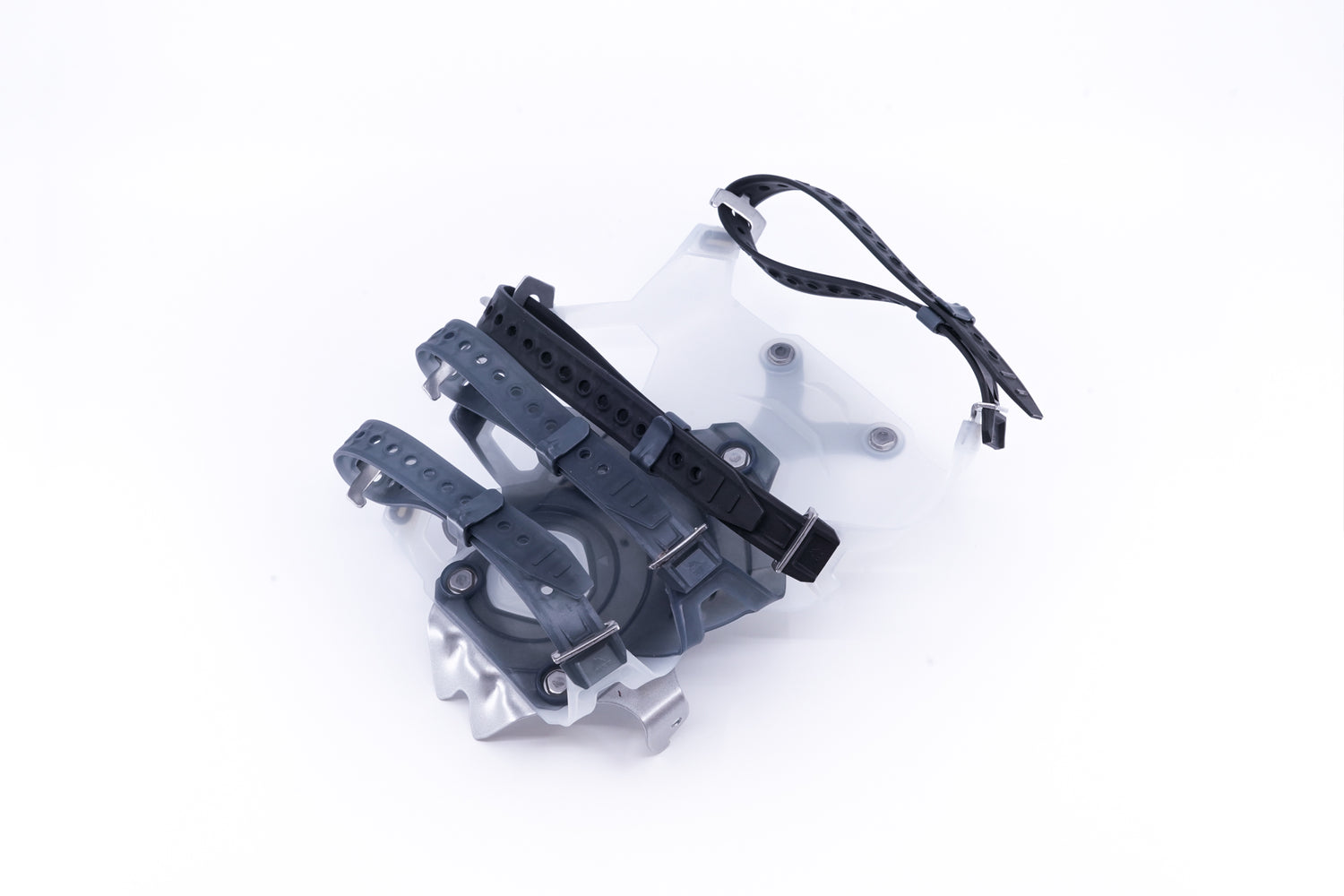 MSR Binding PosiLock AT Lightning Ascent 3 Strap Mens Left Gray Crampon (128mm)