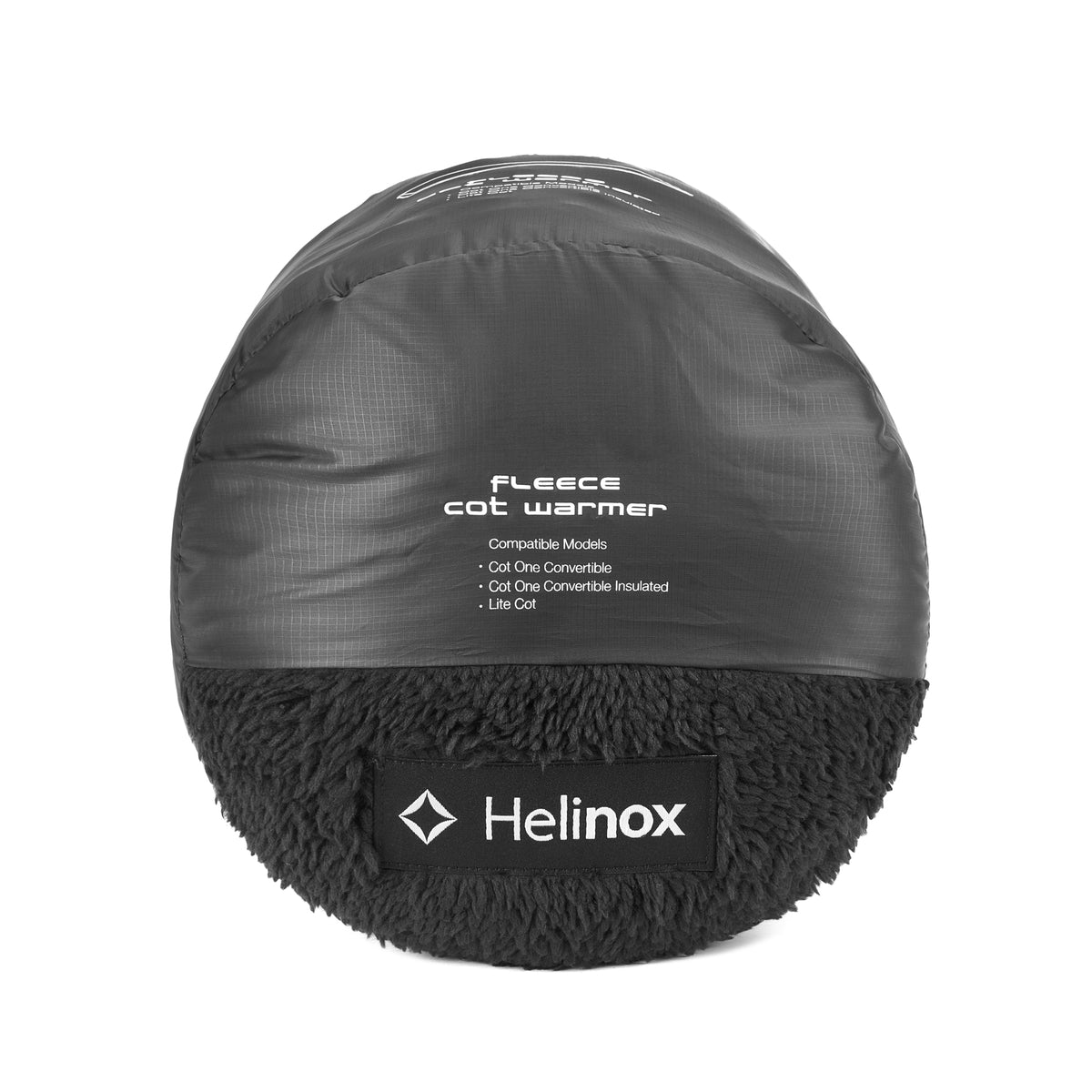 Helinox Cot Warmer Fleece Cot One Black Fleece