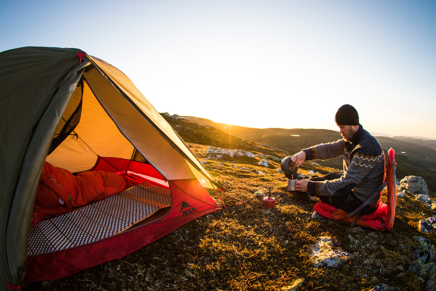 Thermarest Trekker Chair 20 Tomato