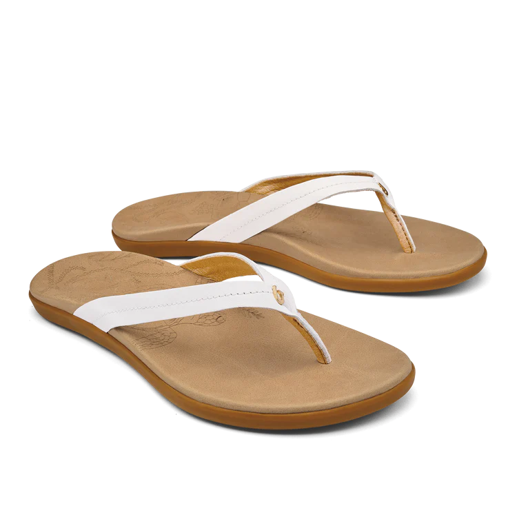 OluKai Honu Women’s Leder Beach Sandalen