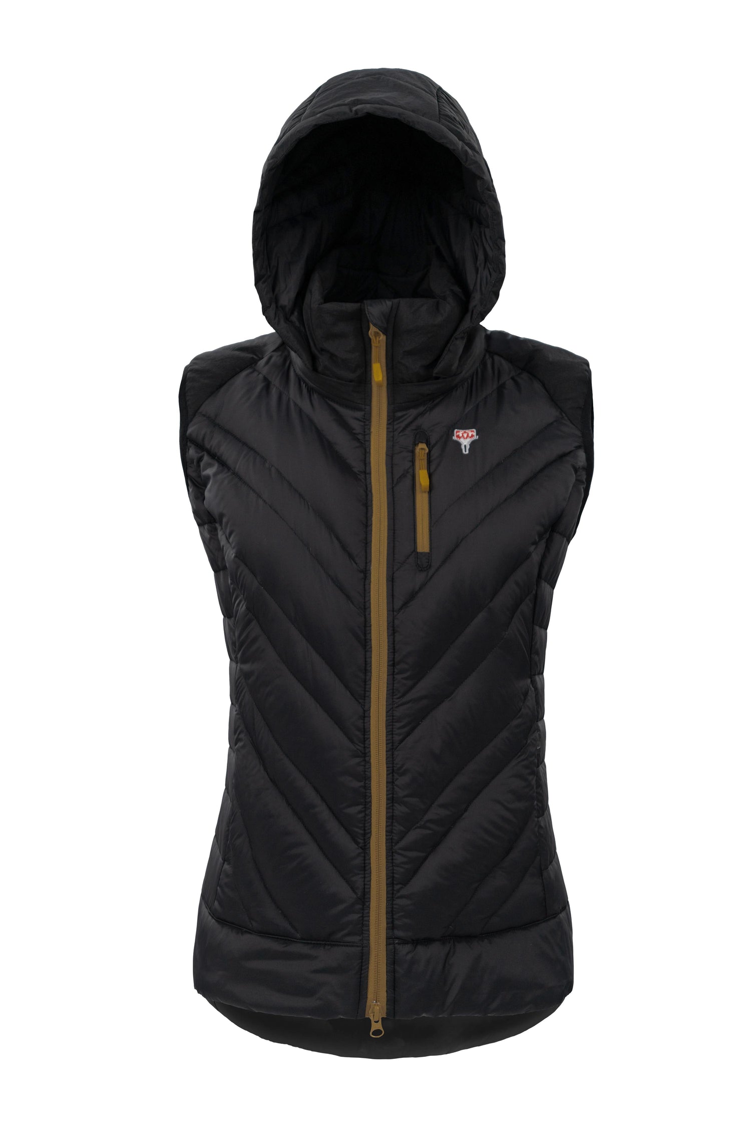 Grüezibag Lightful DownWool Vest W Black - Mustard
