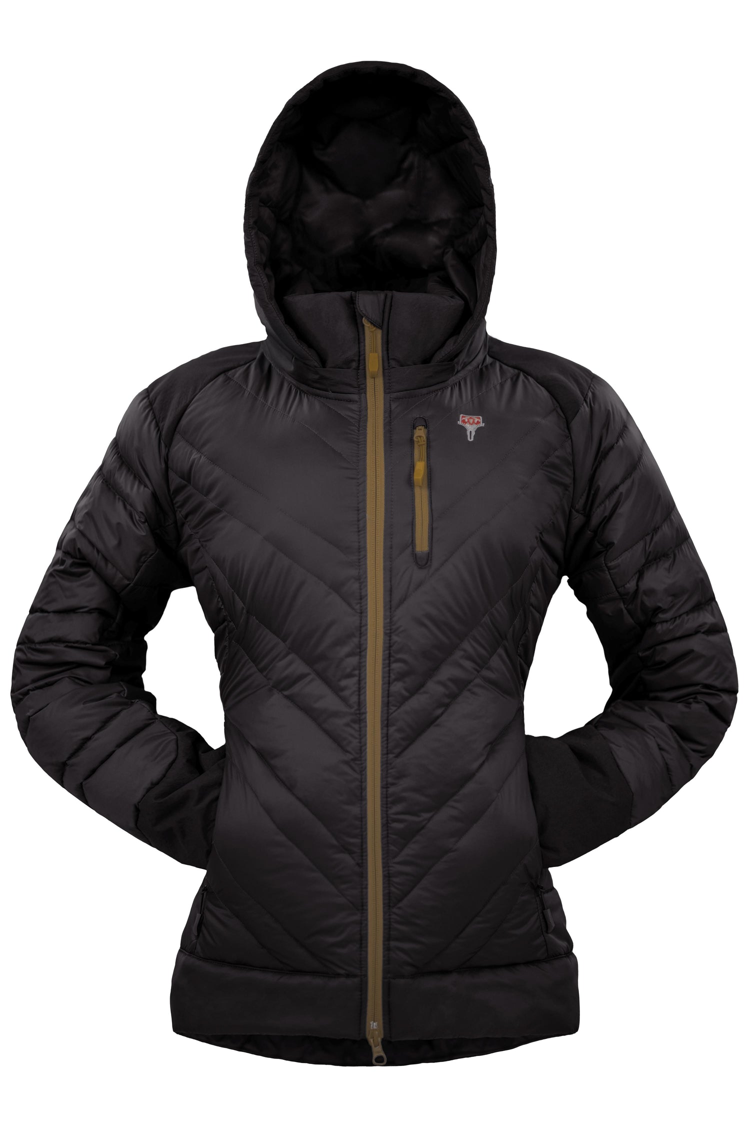 Grüezibag Lightful DownWool Jacket W Black - Mustard