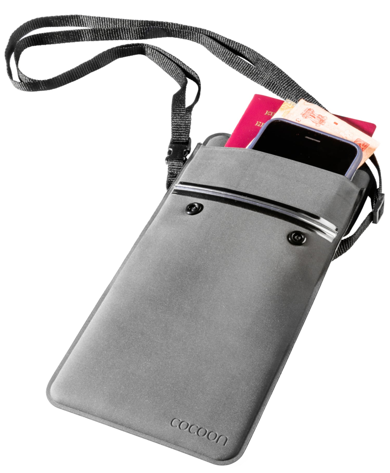 Cocoon Waterproof Neck Wallet anthracite