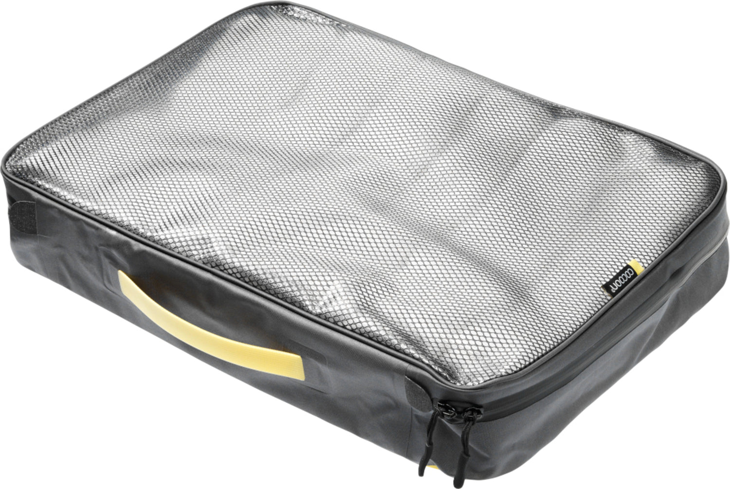 Cocoon Cocoon Packing Cube with Laminated Net Top XL grey/yellow