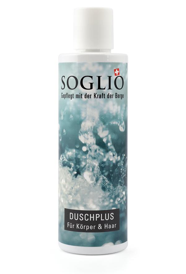 Soglio Duschplus Milde Reinigung für Körper und Haar (200 ml)