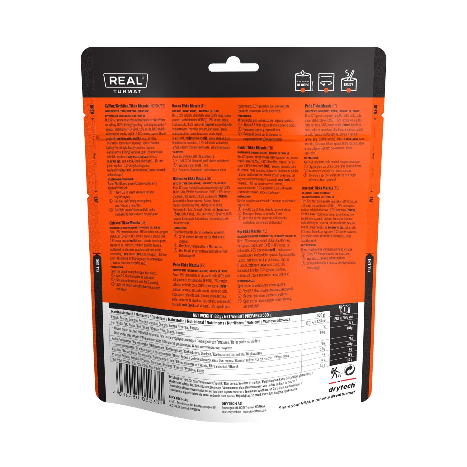 REAL Turmat Hänchen Tikka Masala