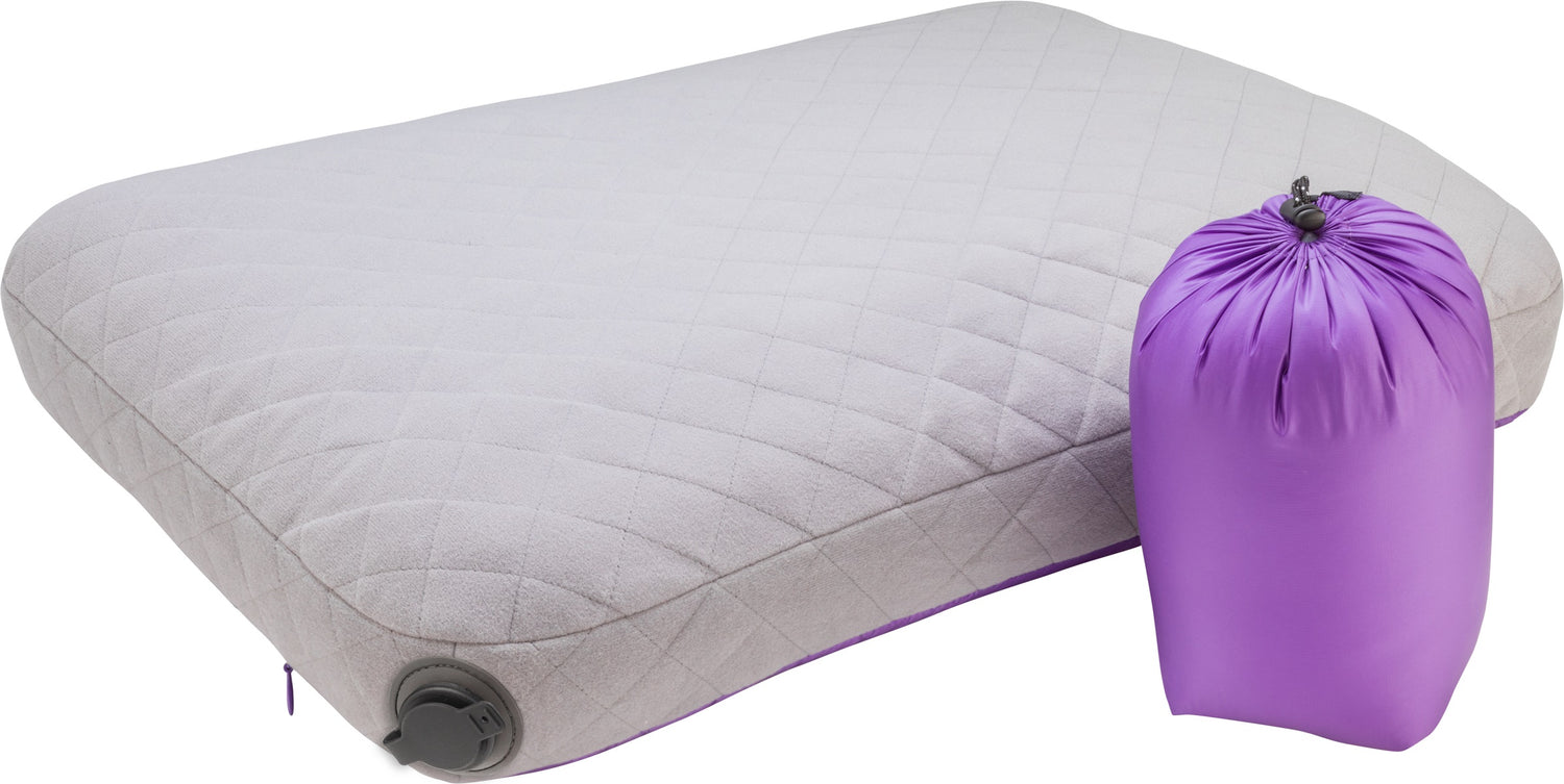 Cocoon Air Core Pillow Ultralight L purple/grey