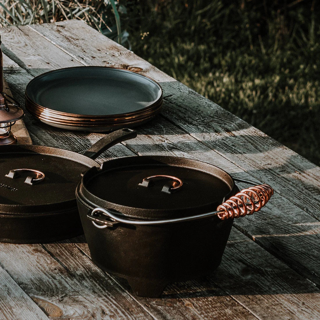 Barebones Polished Cast Iron Dutch Oven