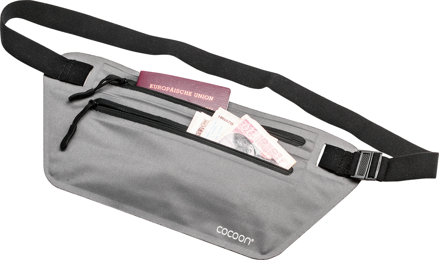 Cocoon Secret Waist Wallet grey/blue