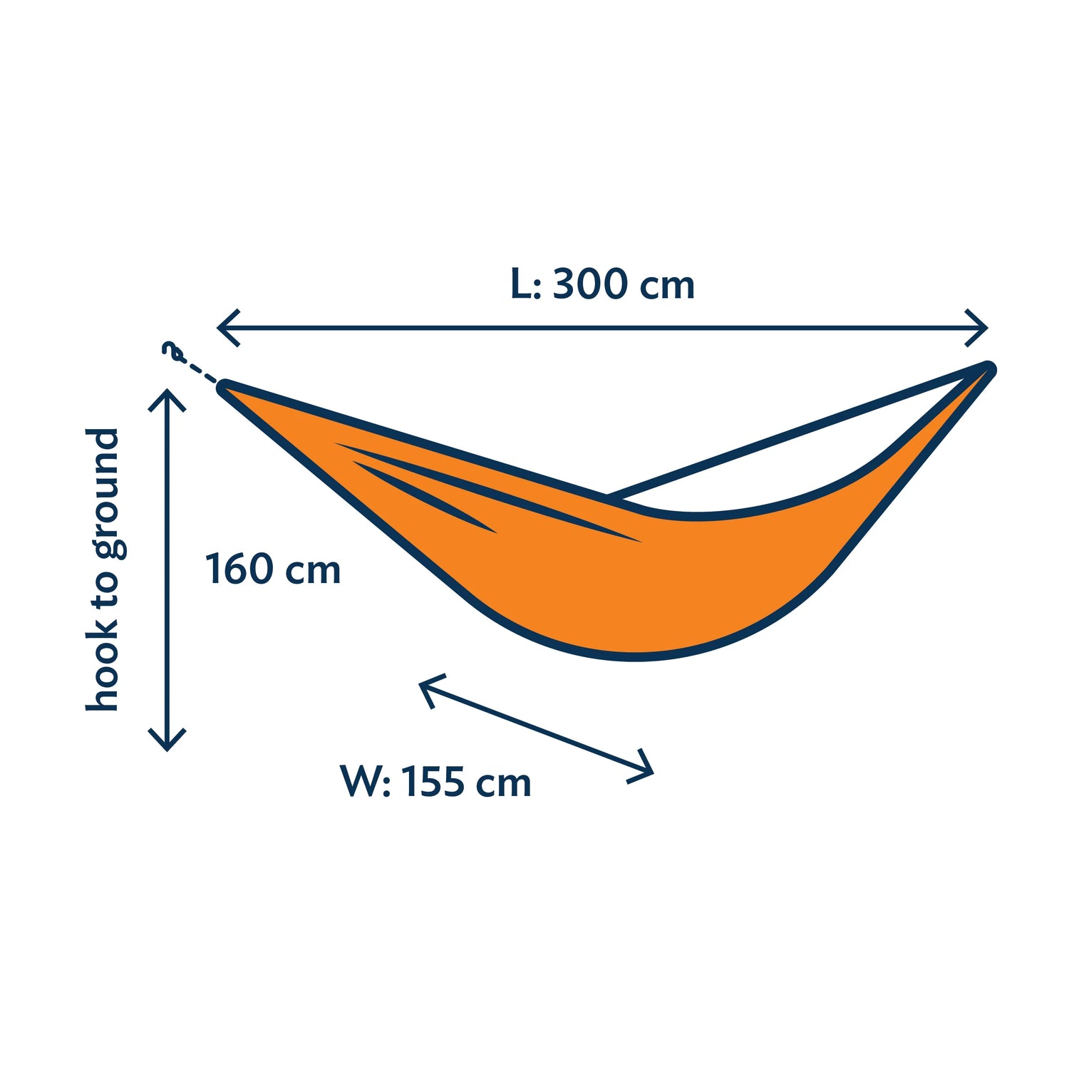 Ticket to the Moon TRAVEL HAMMOCK Compact – Ultraleichte Reise-Hängematte Brown