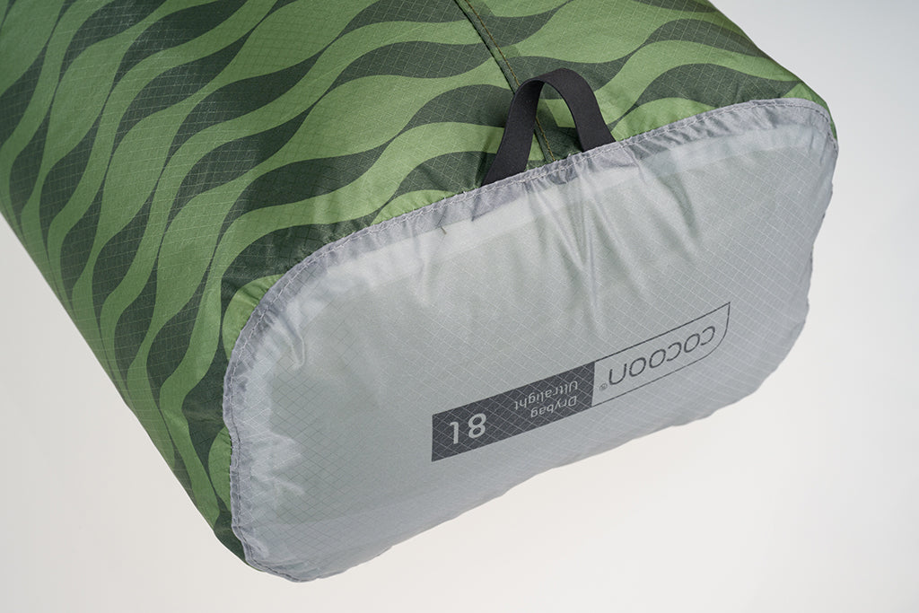 Cocoon Drybag Ultralight 13L Green Waves