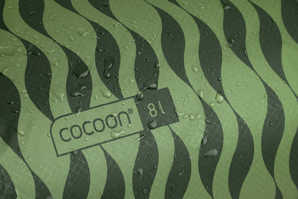 Cocoon Drybag Ultralight 5L Green Waves