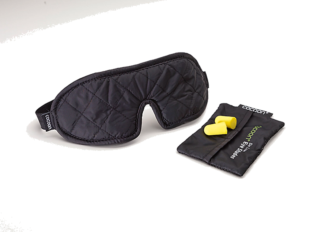 Cocoon Microfiber Nylon Eye Shades De Luxe black / grey