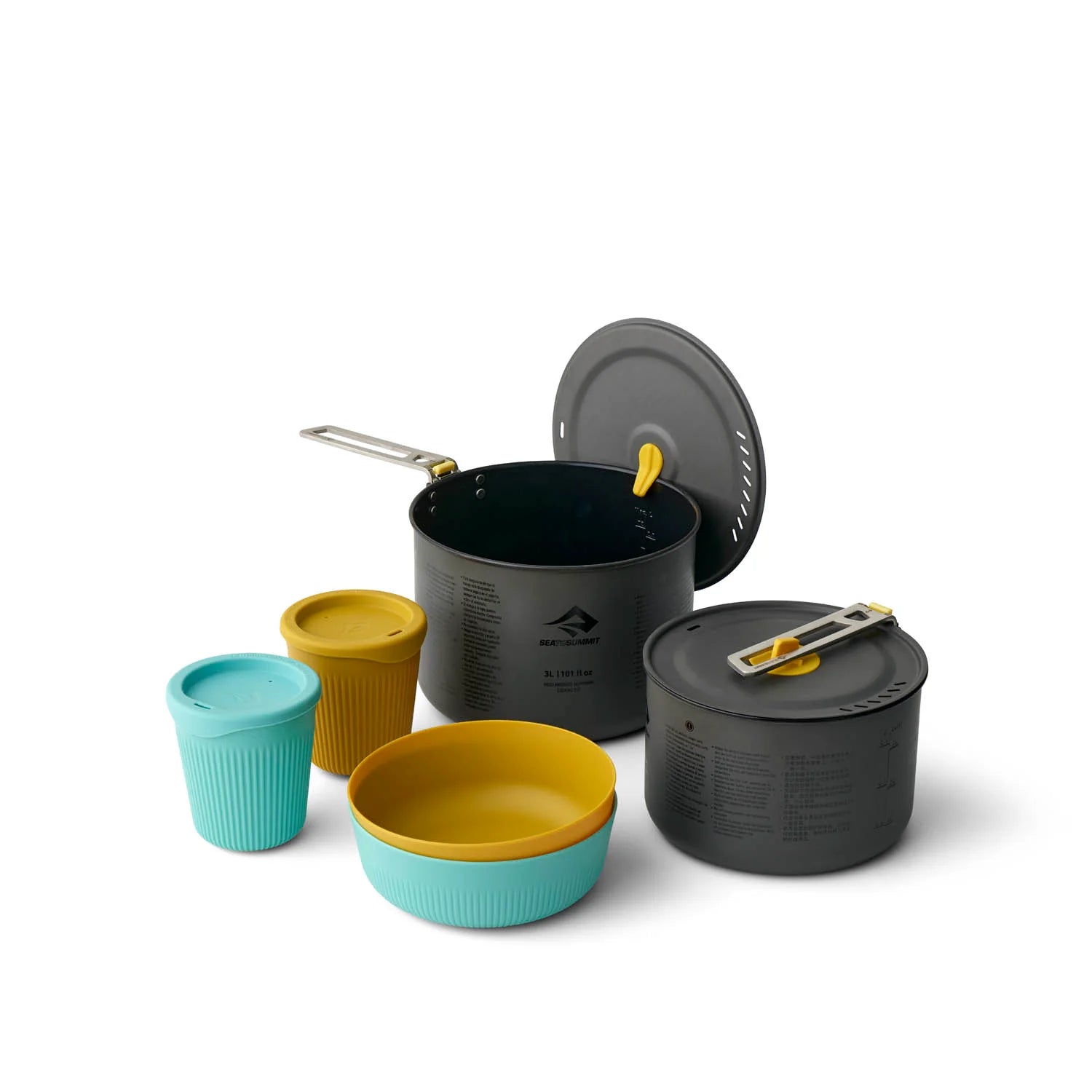 Sea to Summit Frontier UL 2P Two Pot Cook Set – Ultraleichtes Kochset für 2 Personen