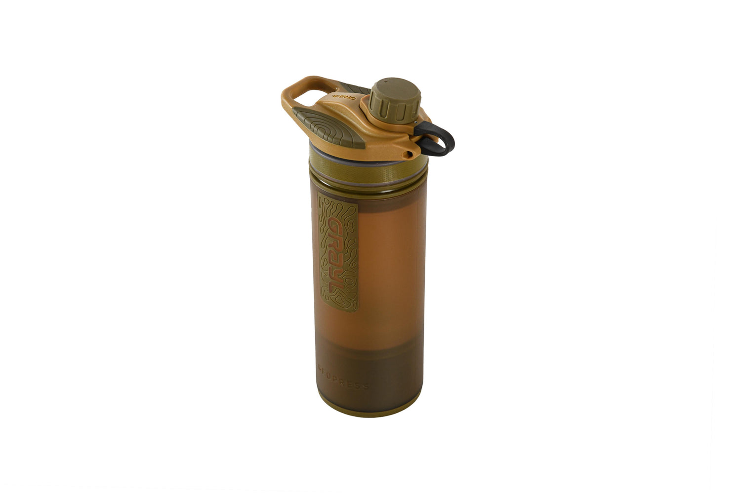 Grayl Geopress Purifier Bottle Coyote Brown