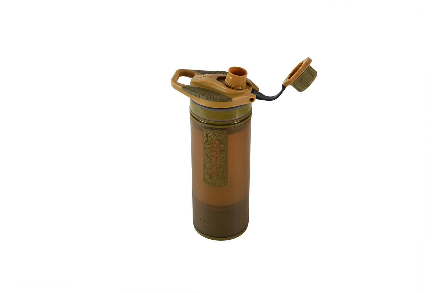 Grayl Geopress Purifier Bottle Coyote Brown