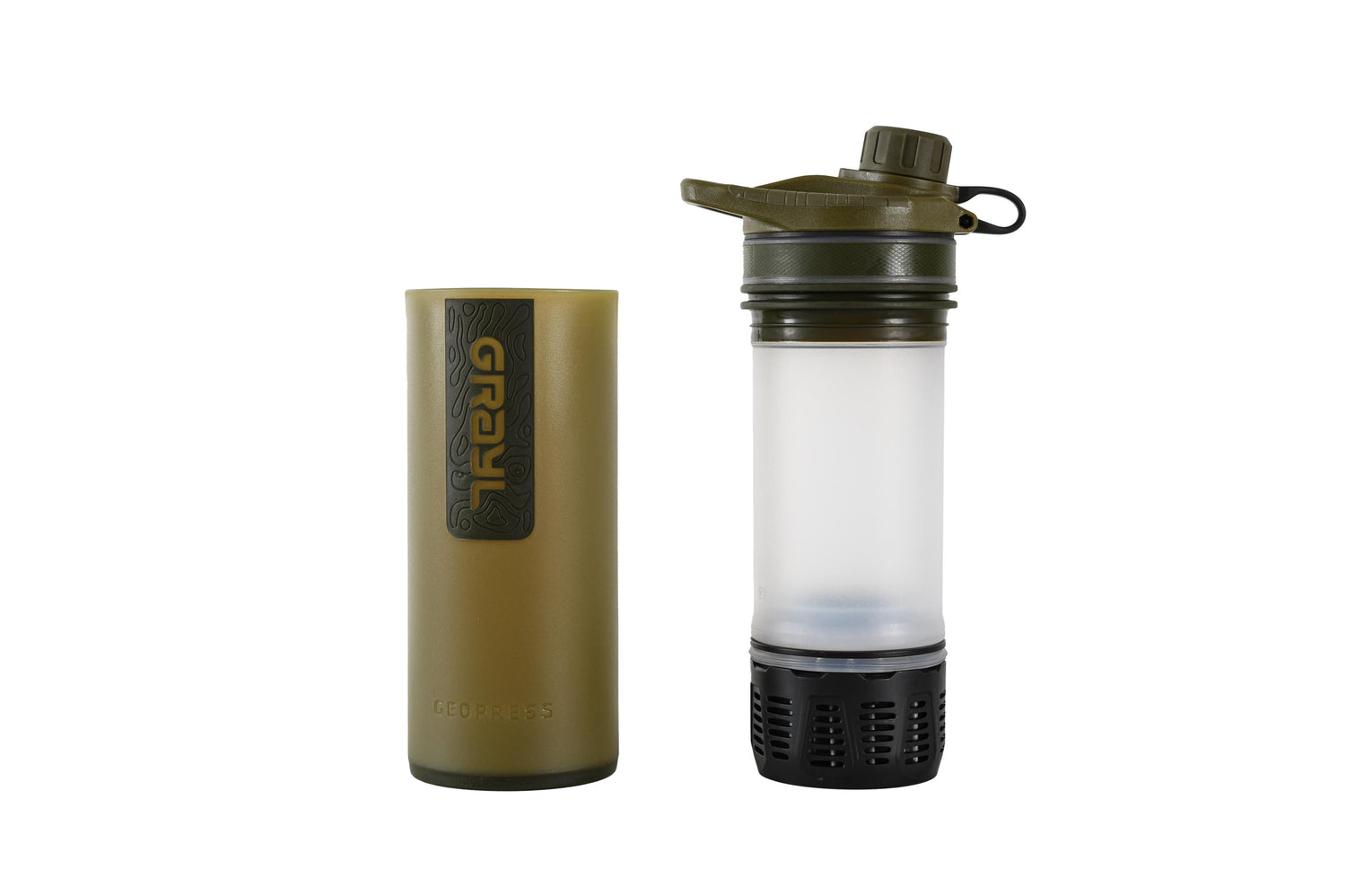 Grayl Geopress Purifier Bottle Olive Drab