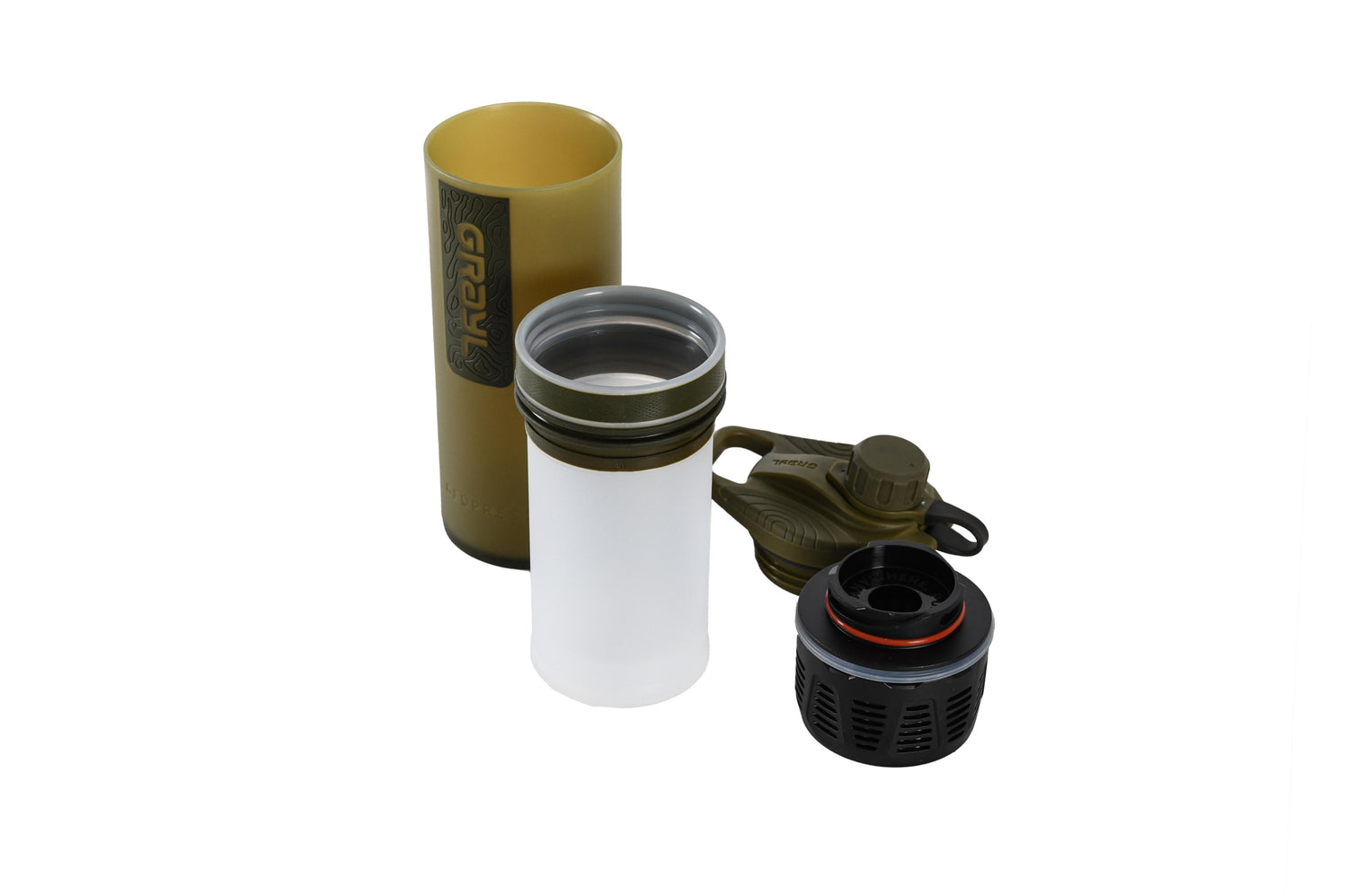 Grayl Geopress Purifier Bottle Olive Drab