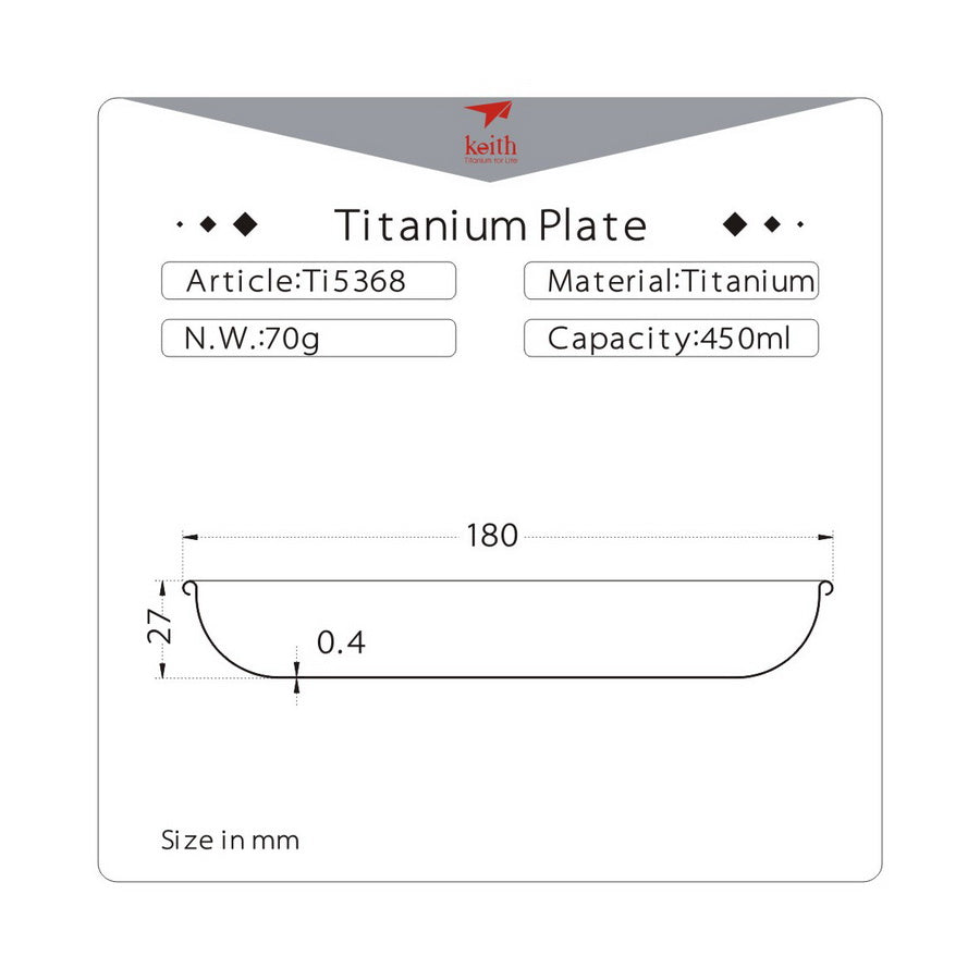 Keith Titanteller 18cm
