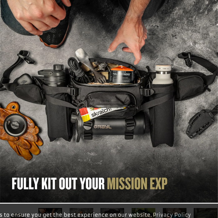 Grayl Mission EXP Hüfttasche 4.5L Coyote