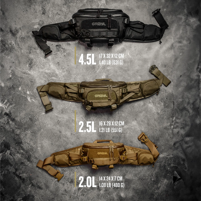 Grayl Mission EXP Hüfttasche 4.5L Coyote