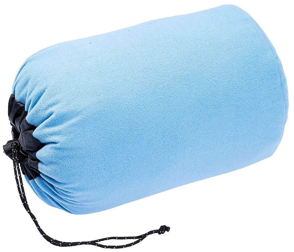 Cocoon Microfleece Polyester Pillow Stuff Sack L phantom black/light blue