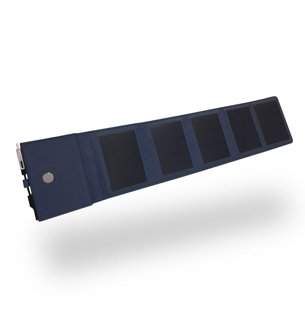 SunSlice PHOTON – Ultrakompakte 4W Solar-Powerbank mit 4.000 mAh Akku Blue