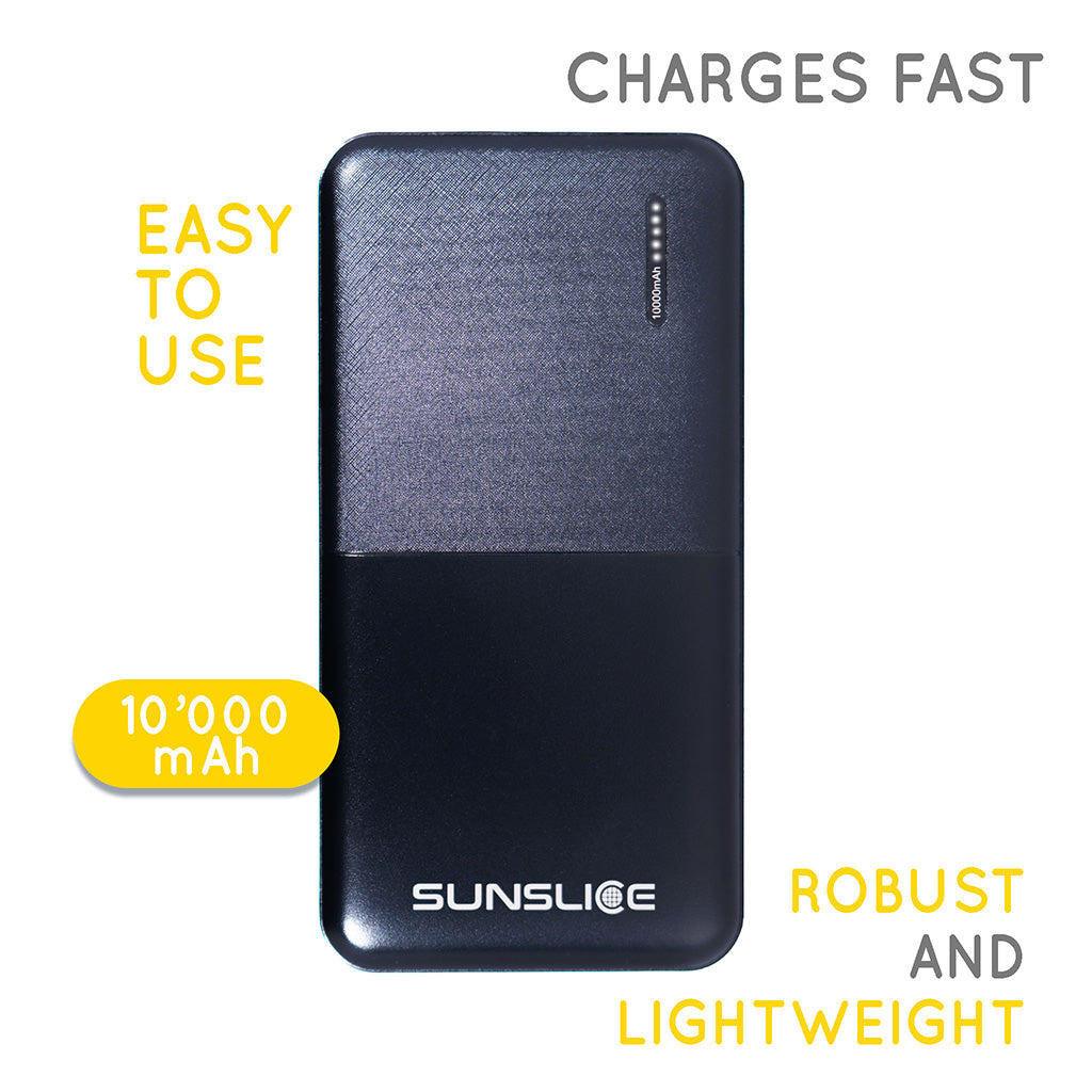 SunSlice Trekker Kit Pro 18 W Solarpanel + 10.000 mAh Powerbank