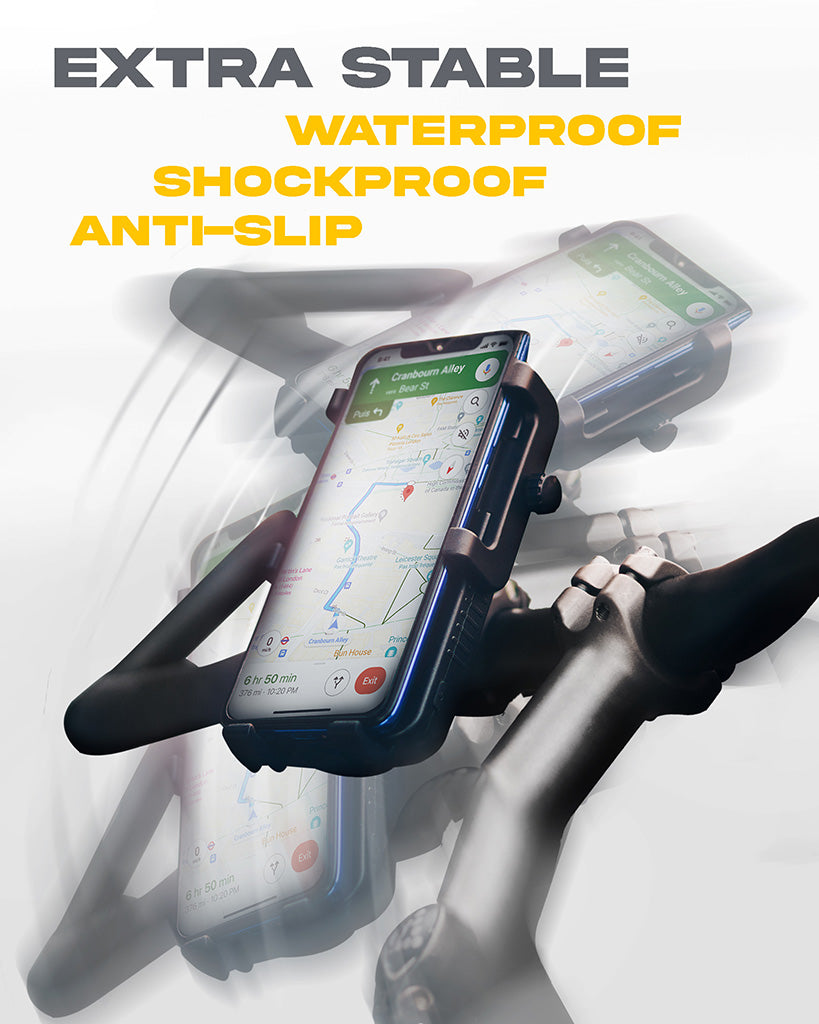 SunSlice Cyclotron - 5'000 mAh Bike Phone Holder