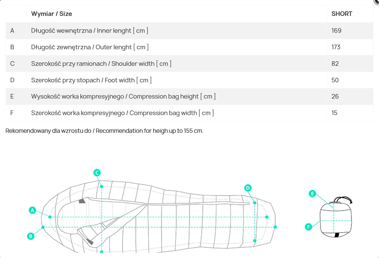 Pajak Kinderdaunenschlafsack Quest Wolf