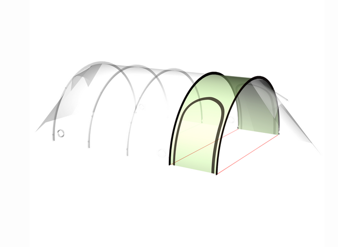 Hilleberg Stalon XL Extension green