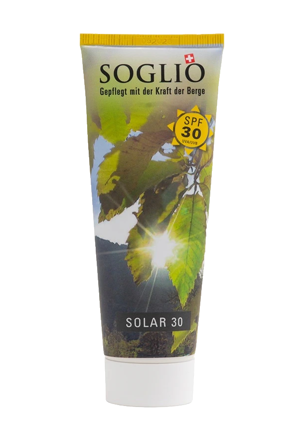 Soglio Sonnencreme LSF 30 Natürlicher Schutz mit Bergeller Kastanie (35 ml)