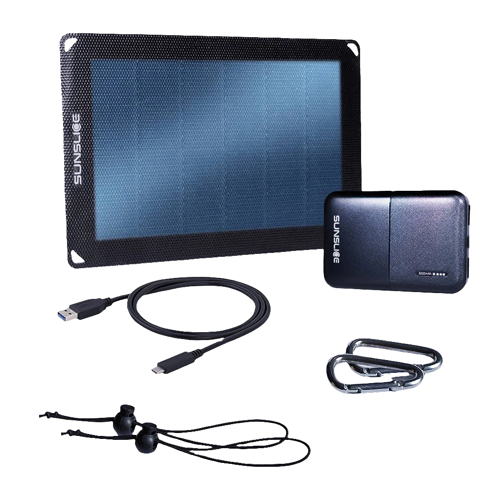 SunSlice SCOUT KIT – Kompaktes Solar-Lade-Set mit 6W Panel