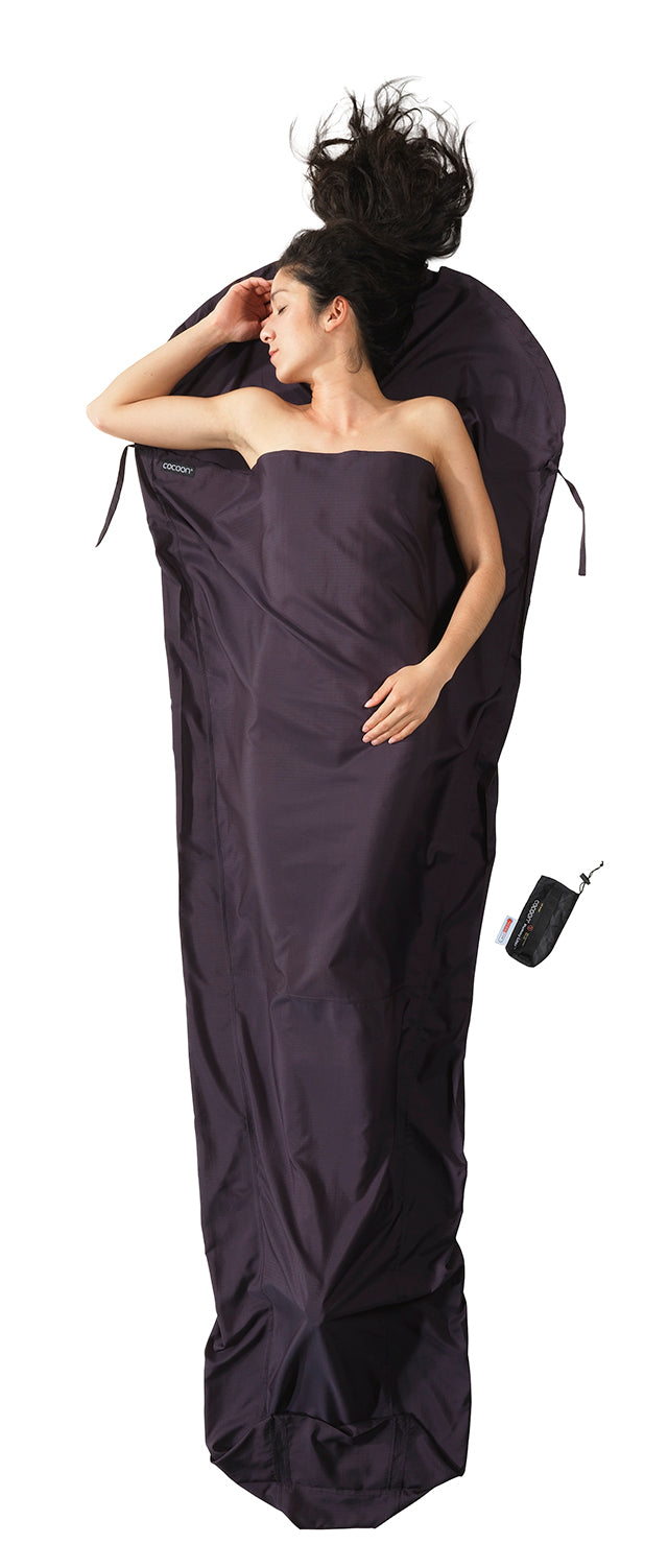 Cocoon Thermolite Silk Silkweight MummyLiner volcano grey