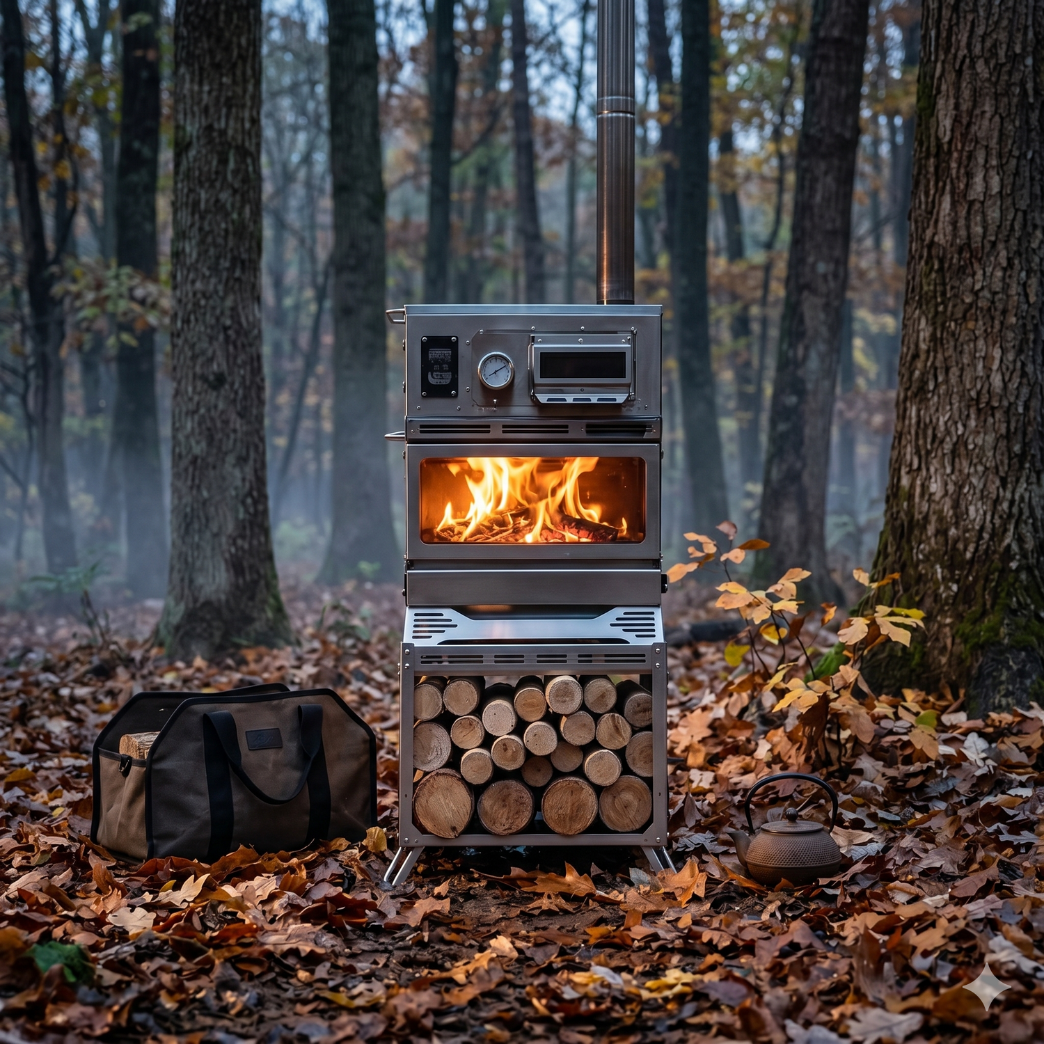 Outdoorfeeling Zeltofen Backofen Kombi