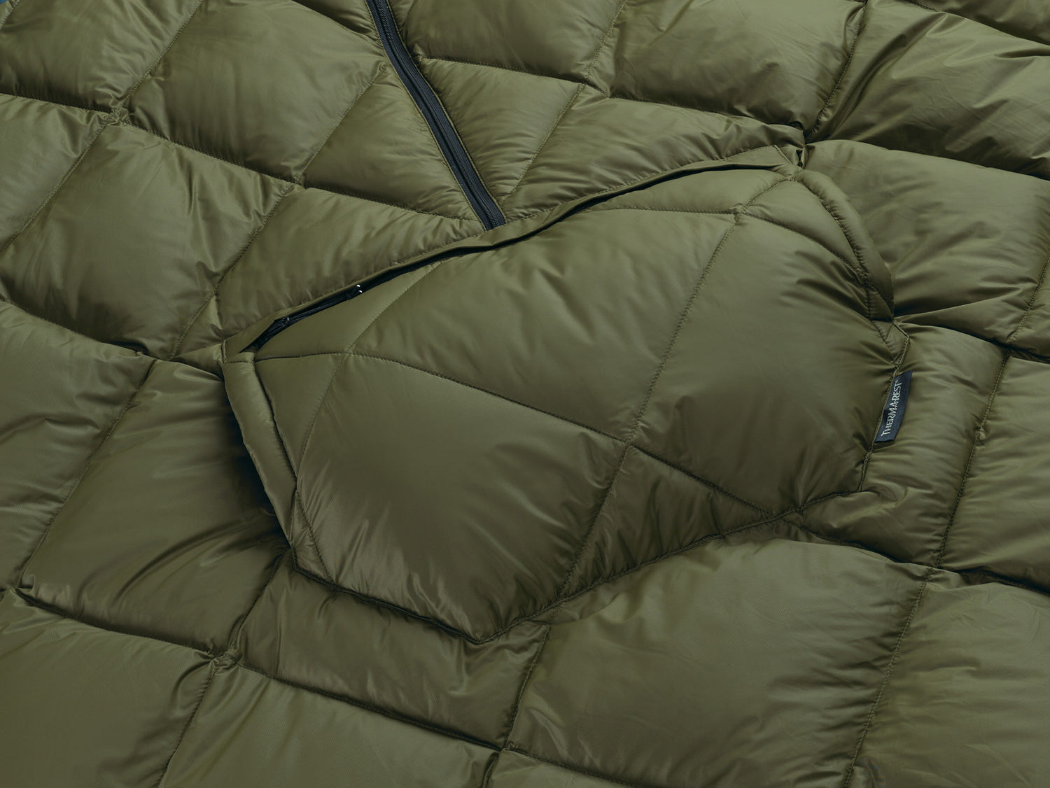 Thermarest Honcho Poncho Down Dark Olive