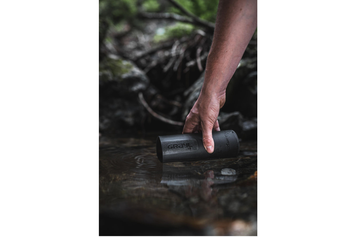 Grayl Ultrapress Purifier Bottle - Covert Black