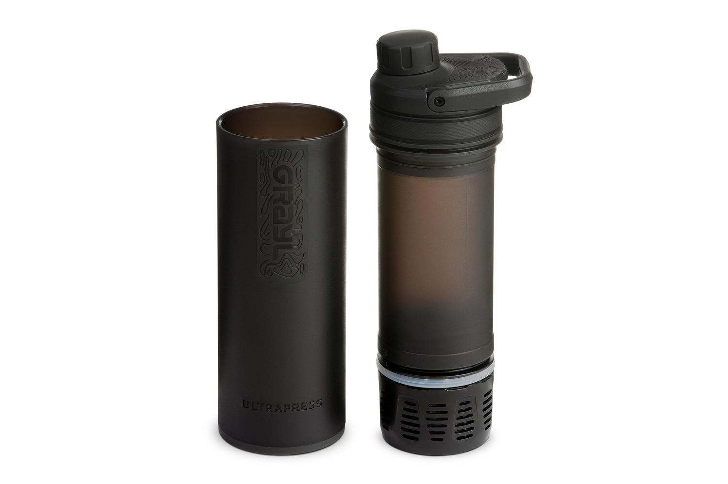 Grayl Ultrapress Purifier Bottle - Covert Black