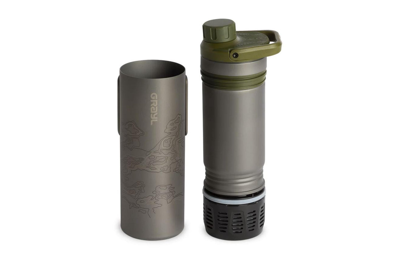 Grayl Ultrapress Titanium - Olive Drab