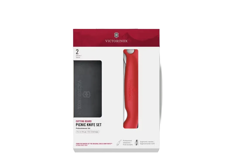 Victorinox Set aus Schneidebrett & Picknickmesser