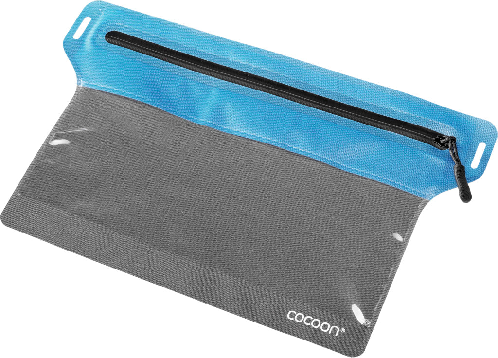 Cocoon Zippered Flat Document Bags Size S grey/blue