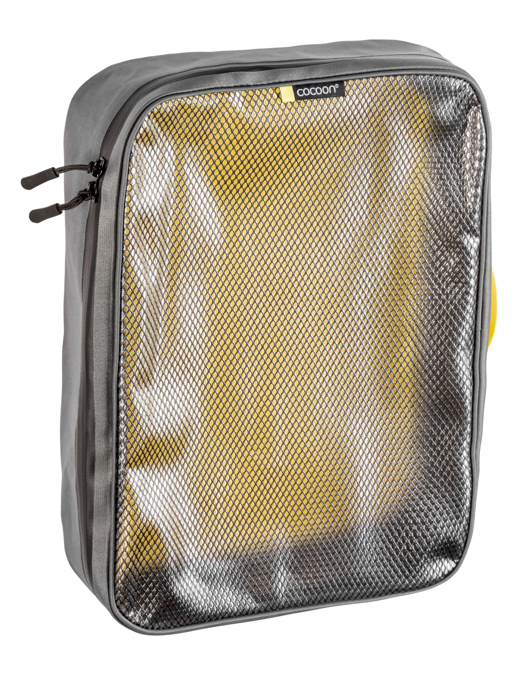 Cocoon Cocoon Packing Cube with Laminated Net Top L grey/yellow