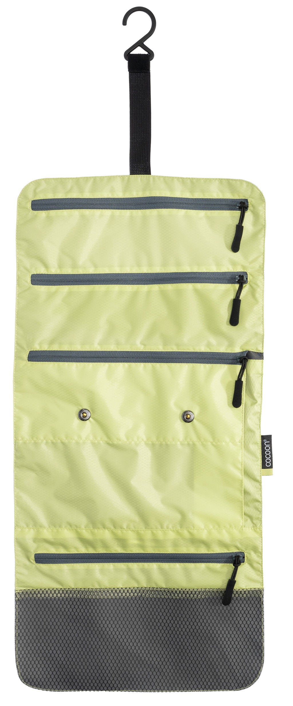 Cocoon Hanging Toiletry Kit Minimalist Light star grey/wild lime