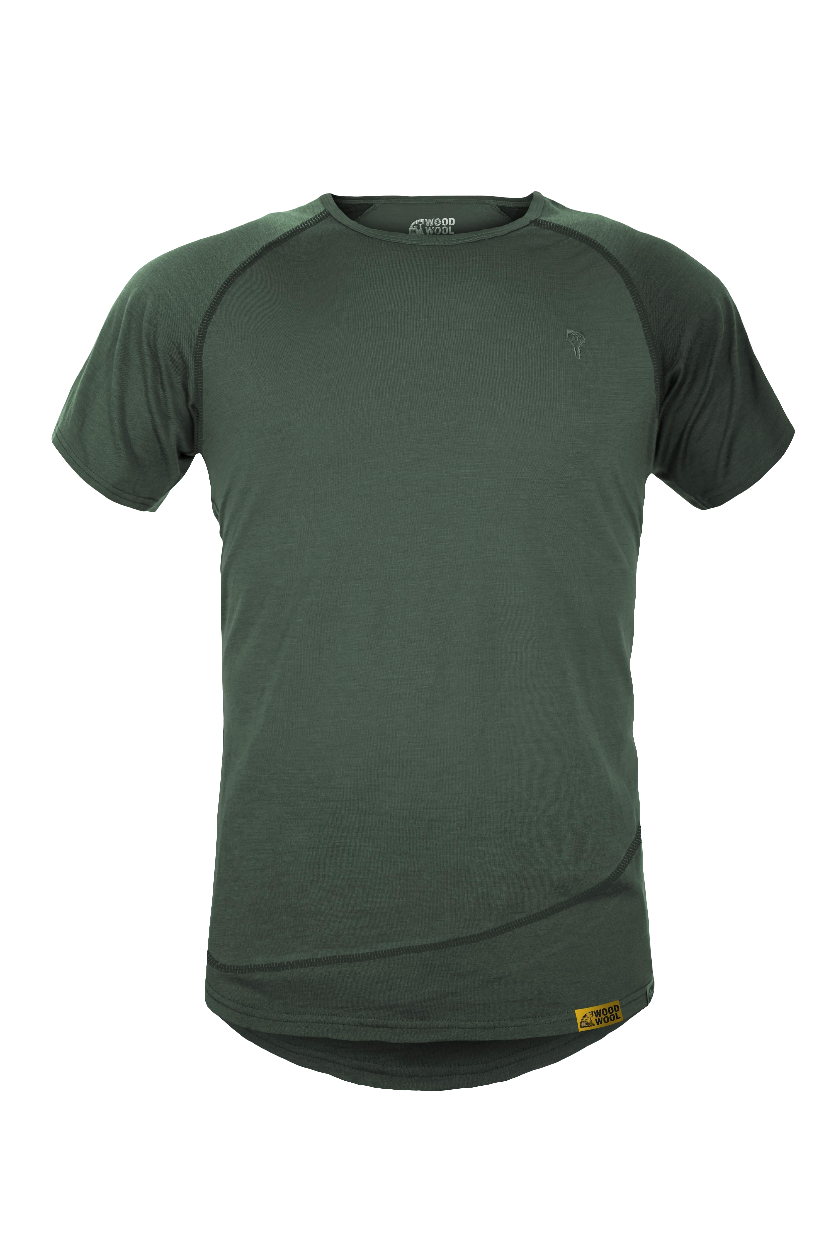 Grüezibag WoodWool T-Shirt Mr. Pike Bayberry Green