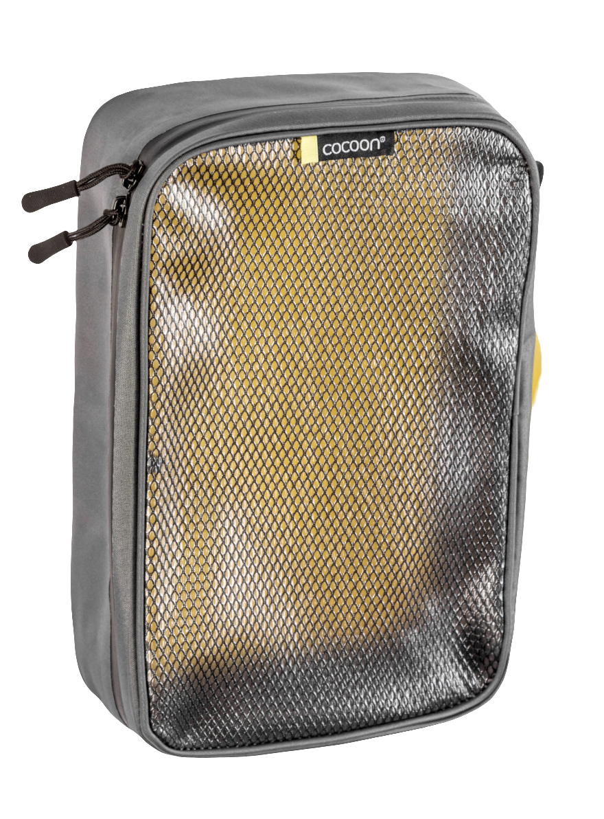 Cocoon Cocoon Packing Cube with Laminated Net Top M grey/yellow