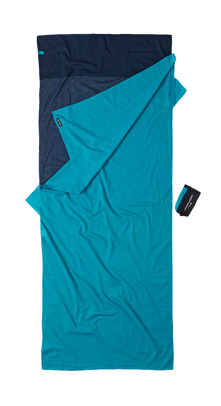 Cocoon Egypt. Cotton TravelSheet tuareg / laguna blue