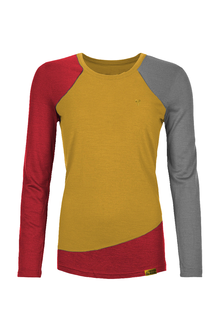 Grüezibag WoodWool Longsleeve Lady Phillippa Daisy Daze Yellow