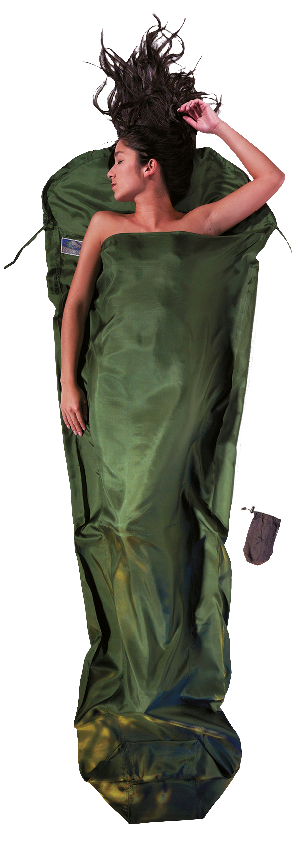 Cocoon Silk MummyLiner dark olive green