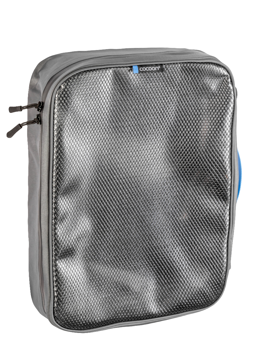 Cocoon Cocoon Packing Cube with Laminated Net Top L grey/black
